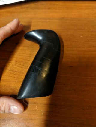 Vintage Fred Bear Takedown Bow Grip 1l Black Grip Soft Rubber