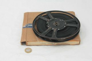 Vintage Pathescope 9.  5mm M30462 " Carrier X ",  6.  5 Inch Reel