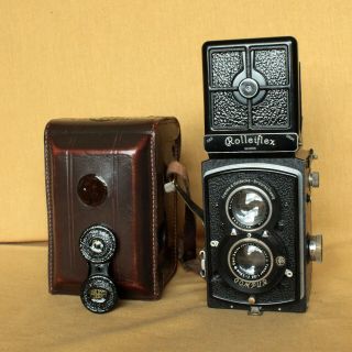 Rolleiflex Old Standard Prewar German Tlr Camera Cla Serviced Zeiss Tessar