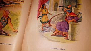 1917 - Old Kids Book " The Story Of David " 190 Childs Reading 100 Y