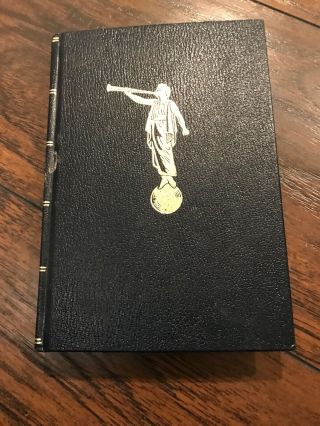 The Book Of Mormon Angel Moroni 1977 Blue Edition Pictures Hardback Vintage Lds