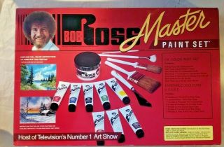 Vintage 1994 Bob Ross Master Paint Set Vhs