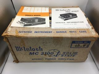 McIntosh MC 2100 12