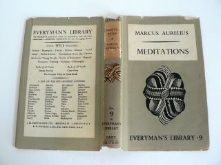 MEDITATIONS - MARCUS AURELIUS - ERIC RAVILIOUS DECORATIONS 1946 DUST JACKET VGC 3