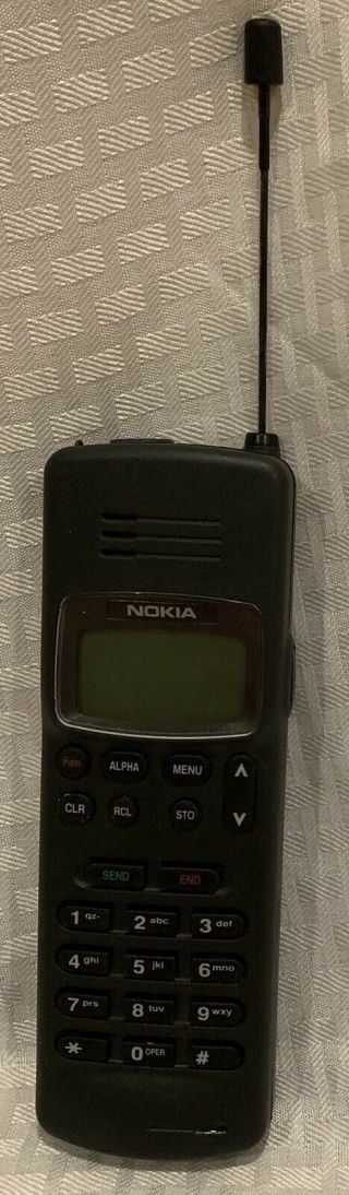 Rare Vintage Nokia 211 Cell Phone Car Adapter Case 1992 - 3