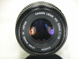 Vintage Canon FD 50mm f 1.  8 clear optics for F1 A1 AE1 AT1 FTb AL1 T90 T70 FT 3