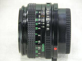 Vintage Canon FD 50mm f 1.  8 clear optics for F1 A1 AE1 AT1 FTb AL1 T90 T70 FT 5
