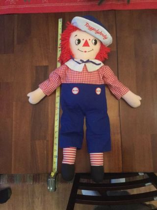 Vintage Raggedy Andy Doll 26”
