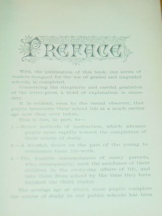 BARNES NATIONAL FIFTH READER 1884 1st Ilst Edgar A.  Poe Beecher Longfellow RARE 5