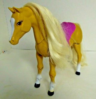 Vintage Mattel Barbie Walking Horse 1993 Head Moves Too And Looks Great