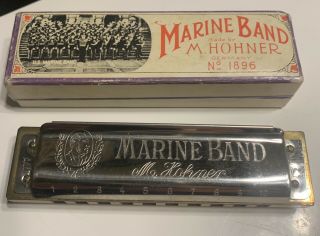 Harmonica: Vintage Marine Band M.  Hohner