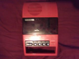 Panasonic Rq - 44a Vintage Red Portable Cassette Player / Recorder