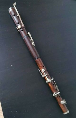 Vintage Wooden Piccolo Flute - Irish Flute Style - 9 Keys - Numbered 8 - L:38cm
