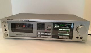 Vintage Onkyo Ta - 2022 Stereo Cassette Tape Deck Made In Japan