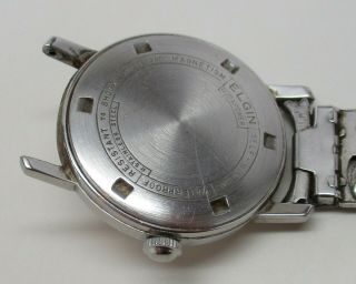 Vintage ELGIN 27 - Jewels Mechanical Men ' s Automatic Watch - PARTS/RESTORE,  L@@K 3