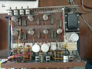 Lafayette KT - 600 Stereo Preamplifier Preamp With Telefunken 12ax7 Tubes 5