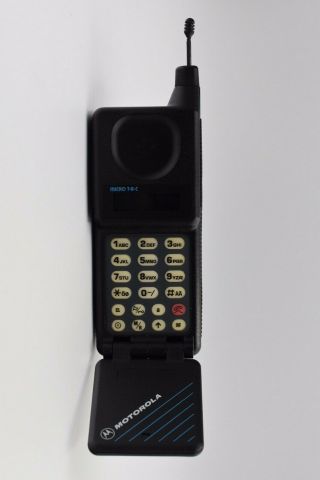 RARE Vintage Motorola 9800X MicroTac Cell Phone FIRST FLIP PHONE 1989 2