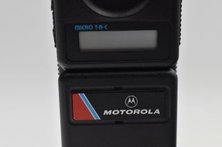 RARE Vintage Motorola 9800X MicroTac Cell Phone FIRST FLIP PHONE 1989 6