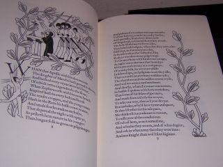 Folio Society THE CANTERBURY TALES Geoffrey Chaucer Illustrated by Eric Gill 5