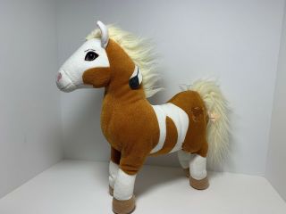 Spirit Stallion Of The Cimarron Rain Paint Horse Plush Poseable Vtg Rare