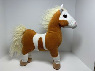 Spirit Stallion of the Cimarron RAIN Paint Horse Plush Poseable Vtg RARE 2