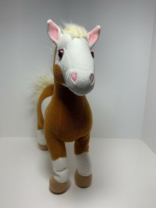 Spirit Stallion of the Cimarron RAIN Paint Horse Plush Poseable Vtg RARE 3