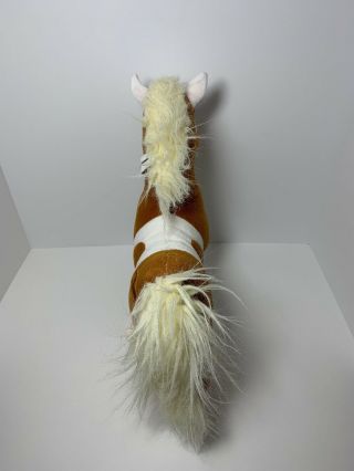 Spirit Stallion of the Cimarron RAIN Paint Horse Plush Poseable Vtg RARE 4