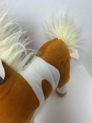 Spirit Stallion of the Cimarron RAIN Paint Horse Plush Poseable Vtg RARE 6