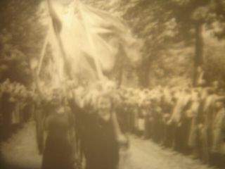 Vintage 16mm Soviete education Baltic states,  anti fascism film B/W movie 3