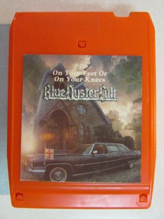 Blue Oyster Cult On Your Feet Or On Your Knees Vintage 8 Track Cassette Tape Oop