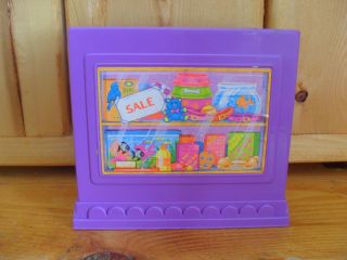 Vintage Kenner Littlest Pet Shop Blue Playset Case Purple Counter Part 1992