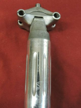 Vintage 27.  2 Mm Campagnolo 4051/1 Record 1 Bolt Fluted Campy Seat Post Vgc