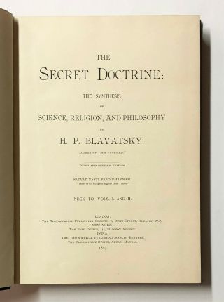 The Secret Doctrine HELENA BLAVATSKY 6 vols FIRST EDITION 1888 Lucifer THEOSOPHY 10