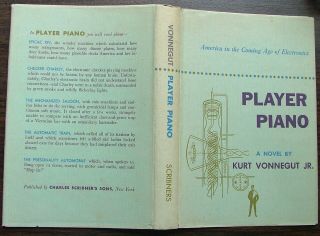 Player Piano by Kurt Vonnegut a First Printing in its DJ Scribners 1952 3