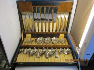 24 Piece Vintage Cutlery Set By Carrick Of Sheffield