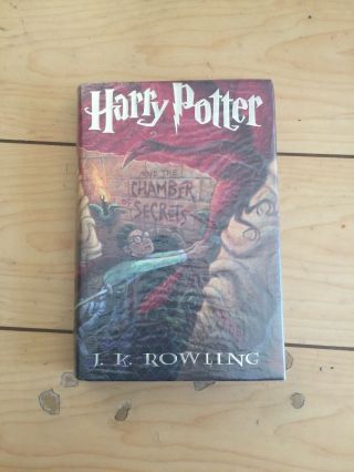 Harry Potter And The Chamber Of Secrets Signed Jk Rowling 1st Printing Us
