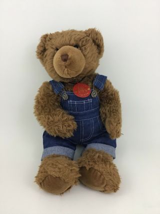 Build A Bear Limited Edition Vintage 17 " Brown Teddy Bear Plush Stuffed Animal