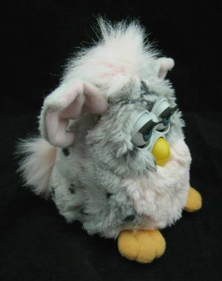 Vtg Furby Baby Gray Pink with Black Spots 70 - 800 2A 1998 4