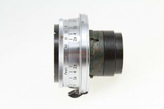 Zeiss Heavy Biogon 3.  5cm (35mm) f/2.  8 Red T Lens for Zeiss Ikon Contax II III 4