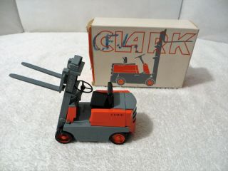 Vintage Clark Equipment Promotional Forklift W/ Box Display Model Toy 1:25 Scale