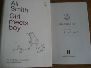 Ali Smith - Signed - Girl Meets Boy 1st Hb Dw 2007 Ovid Metamorphosis Reworking