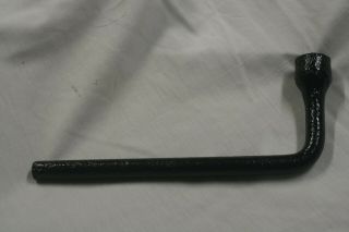 Vintage Crosley Bumper Jack Handle Lug Wrench 11/ 16 ".  Tire Iron 10 " Black