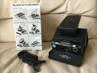 Rare Polaroid Sx - 70 Alpha 1 Se Instant Camera - & - Great -