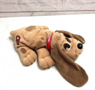 1997 Vintage Pound Puppies Long Eared Brown Lab Dog 15” Euc
