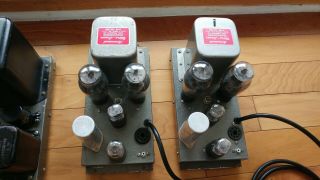 Heathkit W - 3M Tube Amplifier PAIR w/ 2 Power Supplies Acrosound PLUG ' N PLAY 4