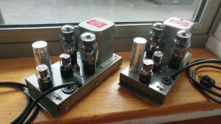 Heathkit W - 3M Tube Amplifier PAIR w/ 2 Power Supplies Acrosound PLUG ' N PLAY 6