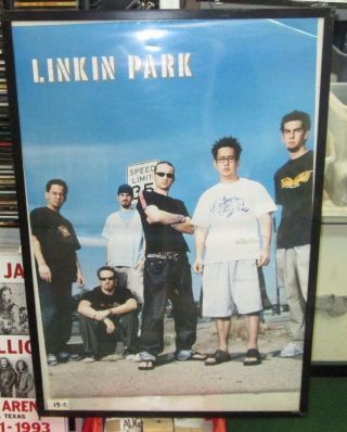 Linkin Park Vintage Rare Poster 2001 Rock Metal