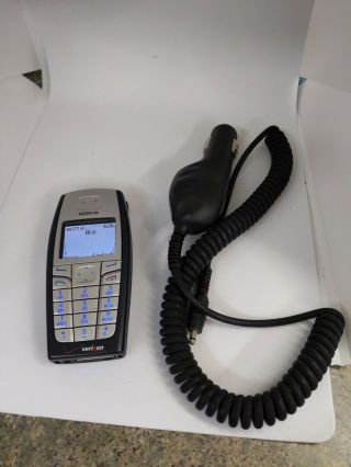 Nokia 6015i (verizon) Basic Cellular Phone And Charger Car