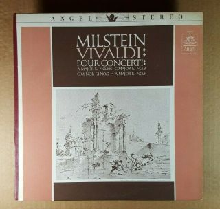 Vivaldi Nathan Milstein Four Concerti Concerto Orig Vintage Angel 36001 Dg - Lp