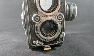 ROLLEIFLEX FRANKE & HEIDECKE Tessar 1:3.  5 f=75mm Synchro Compur TLR camera 7